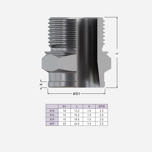 Nut open valve gate | ONT+ 