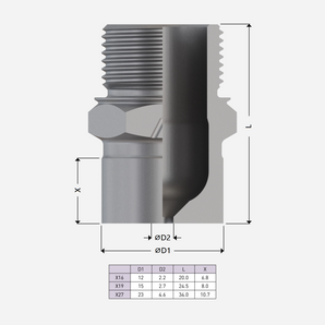 Cylindrical valve gate nut to be machined | VBE-C